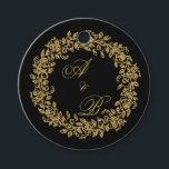 Etiquetas Para Recuerdos Elegante Flor de Oro Francés Vintage<br><div class="desc">Celebre el romance atemporal con esta elegante invitación de boda francesa vintage que presenta ilustraciones florales de oro lujoso sobre un fondo negro profundo. El diseño combina la elegancia clásica francesa con un toque monocromo moderno, creando la invitación perfecta para parejas sofisticadas. Los hermosos motivos botánicos detallados enmarcan los detalles...</div>