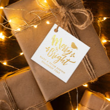 Elegante Glam Merry Y Navidades Luminosos Bird Typ