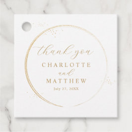 Etiquetas Para Recuerdos Elegante Gracias Boda De Oro