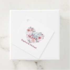 Etiquetas Para Recuerdos Elegante guión moderno de Moda rosa rosado