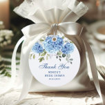 Etiquetas Para Recuerdos Elegante Hydrangea Azul Eucalyptus Ducha Bridal<br><div class="desc">Para una mayor personalización,  haga clic en el enlace "personalizar adicional" y utilice nuestra herramienta de diseño para modificar esta plantilla. Si necesita ayuda o elementos coincidentes,  por favor contáctame.</div>