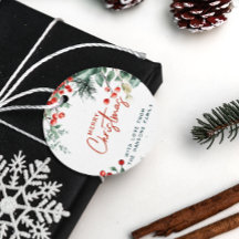 Elegante invierno verde Feliz Navidad