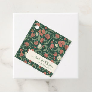 Etiquetas Para Recuerdos Elegante matrimonio Rústico Verde Floral personali