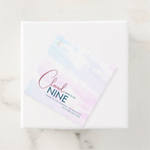 Elegante Nube Nueve Azul Agradecimiento por Desped