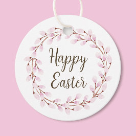 Etiquetas Para Recuerdos Elegante Pussy Willow Feliz Pascua