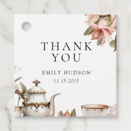 Etiquetas Para Recuerdos Elegante Té Party Despedida de Soltera