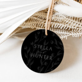 Etiquetas Para Recuerdos Elegante vegetación victoriana moderna