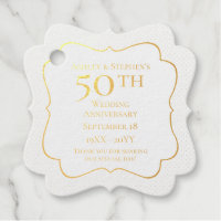 Elegante y elegante 50° aniversario Boda
