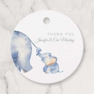 Etiquetas Para Recuerdos Elephant Baby Shower