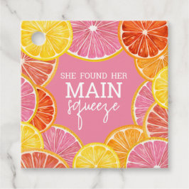 Etiquetas Para Recuerdos Ella Encontró su Fiesta de Despedida de Soltera