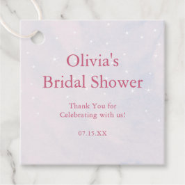 Etiquetas Para Recuerdos Ella está en la gloria Pastel Soñador Despedida de