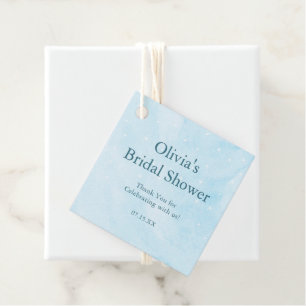 Etiquetas Para Recuerdos Ella Está en la Nube 9 Soñador Cielo Azul Bridal S