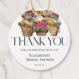 Etiquetas Para Recuerdos Ella Está Fuera Del Mercado Flores Tienda De Agrad