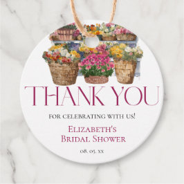 Etiquetas Para Recuerdos Ella Está Fuera Del Mercado Flores Tienda De Agrad