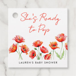 Etiquetas Para Recuerdos Ella está lista para usar la Baby Shower de la pri