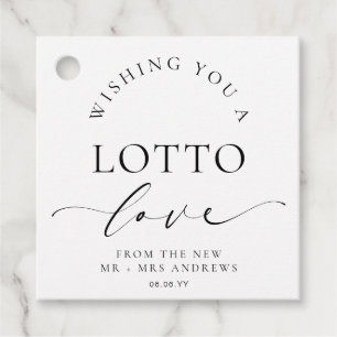 Etiquetas Para Recuerdos Ellesmere Te Desea Un Boda De Amor De Lotto