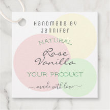 Empaquetado de productos de colores de pastel de p