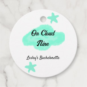 Etiquetas Para Recuerdos En la nube nueve nubes verdes pastel estrella desp