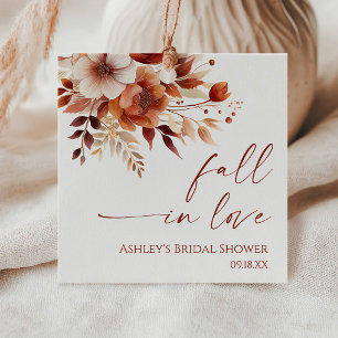 Etiquetas Para Recuerdos Enamorarse de Rusty Burgundy Floral Bridal Shower