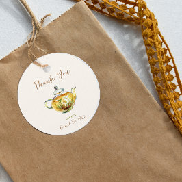 Etiquetas Para Recuerdos Encantadora fiesta de té de manzanilla nupcial