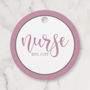 Etiquetas Para Recuerdos Enfermera del año Personalizado Est Enfermera estu