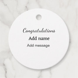 Etiquetas Para Recuerdos Enhorabuena agregar mensaje de nombre simple gradu