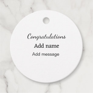 Etiquetas Para Recuerdos Enhorabuena agregar mensaje de nombre simple gradu