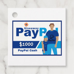 Etiquetas Para Recuerdos Entrega de PayPal $1000