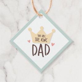 Etiquetas Para Recuerdos Eres el padre del rey - el día del padre - corona