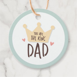 Etiquetas Para Recuerdos Eres el padre del rey - el día del padre - corona
