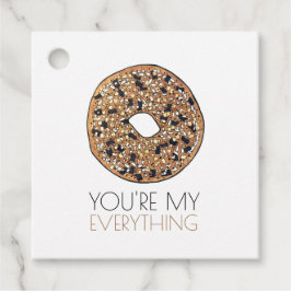 Etiquetas Para Recuerdos Eres mi amor por la comida de desayuno de todo Bag