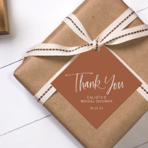 Escritura de caligrafía de terracota Gracias 