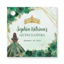 Esmeralda Glam Gold Floral Princesa Tiara