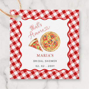 Etiquetas Para Recuerdos Eso es Amore Fiesta de Pizza Italiana Despedida de