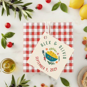 Etiquetas Para Recuerdos Eso es comida italiana Amore PERSONALIZADA Boda