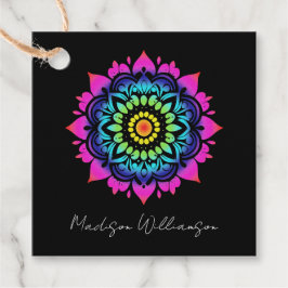 Etiquetas Para Recuerdos Esotérico Mandala Holístico Metafísico Spa Boho