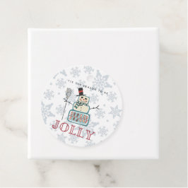 Etiquetas Para Recuerdos 'Esta es la estación para ser Navidades de Jolly S