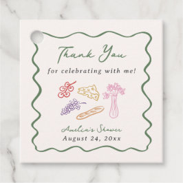 Etiquetas Para Recuerdos Está fuera del mercado negrita y mano caprichosa