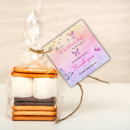 Etiquetas Para Recuerdos Estamos Encantados De Conocerle A Mariposa Baby Sh