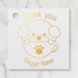 Etiquetas Para Recuerdos Estampilla de arte de la madera de Cupoodle