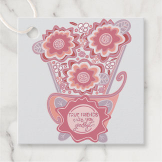 Etiquetas Para Recuerdos Estilo de diseño floral único