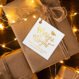 Etiquetas Para Recuerdos Estilo Glam Alegre y Brillante Tipografía de Pájar