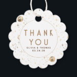 Etiquetas Para Recuerdos Estrella de la noche Celestial Mystical White Grac<br><div class="desc">Starry night gracias etiquetas de favores</div>