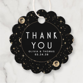 Etiquetas Para Recuerdos Estrellas Nocturnas Místicas Celestiales Gracias