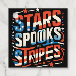 Etiquetas Para Recuerdos Estrellas, radios y rayas: Resumen moderno