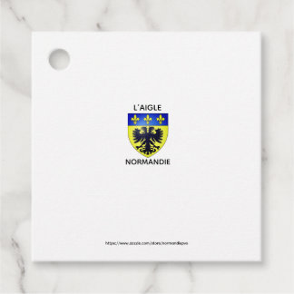 Etiquetas Para Recuerdos Etiquettes-cadeaux - blason de L'Aigle - Normandie