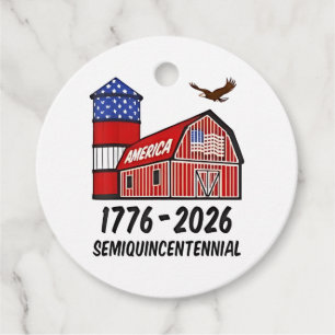 Etiquetas Para Recuerdos EUA Semiquincentenario 250 Aniversario 1776-2026