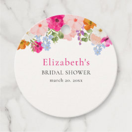 Etiquetas Para Recuerdos Exquisite Spring Floral Bridal Shower