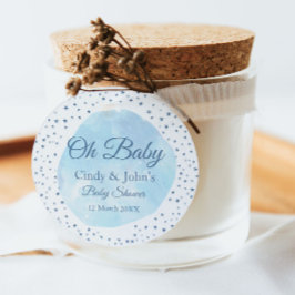 Etiquetas Para Recuerdos Fa de Baby Shower Celestial Oh Baby Blue Moon y St