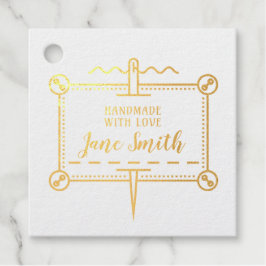 Etiquetas Para Recuerdos Fabricado a mano con amor | Botones y diseño de ag